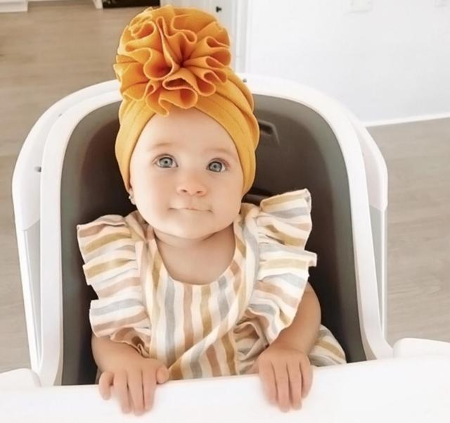 Cute Flower Baby Hat